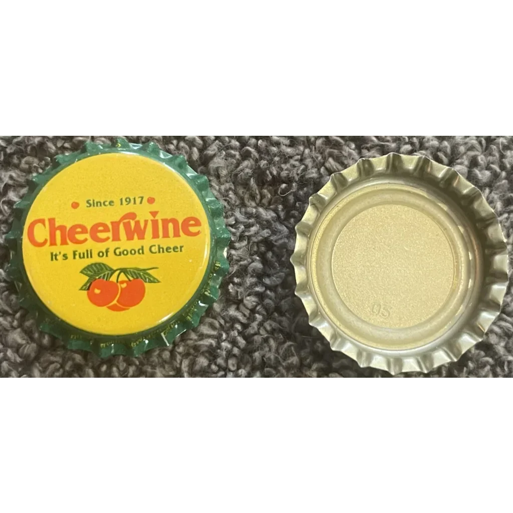 Rare 1980s Cheerwine Bottle Cap: Carolina's Vintage Treasure
