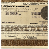 Rare 1980s Cities Service Company Stock Certificate Unveiled
