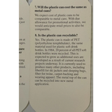 Rare 1985 Coca Cola Plastic Can Pamphlet Collectible