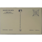 Rare 1980s Limited Edition Tommie Agee NY Mets Collectible Postcard