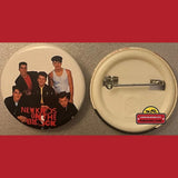 Rare 80s New Kids on the Block Pin Showcases Boy Band Picture