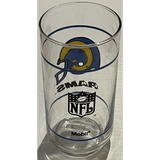 Rare Rams Collectible Glass Vintage 1980s NFL Mobil Set