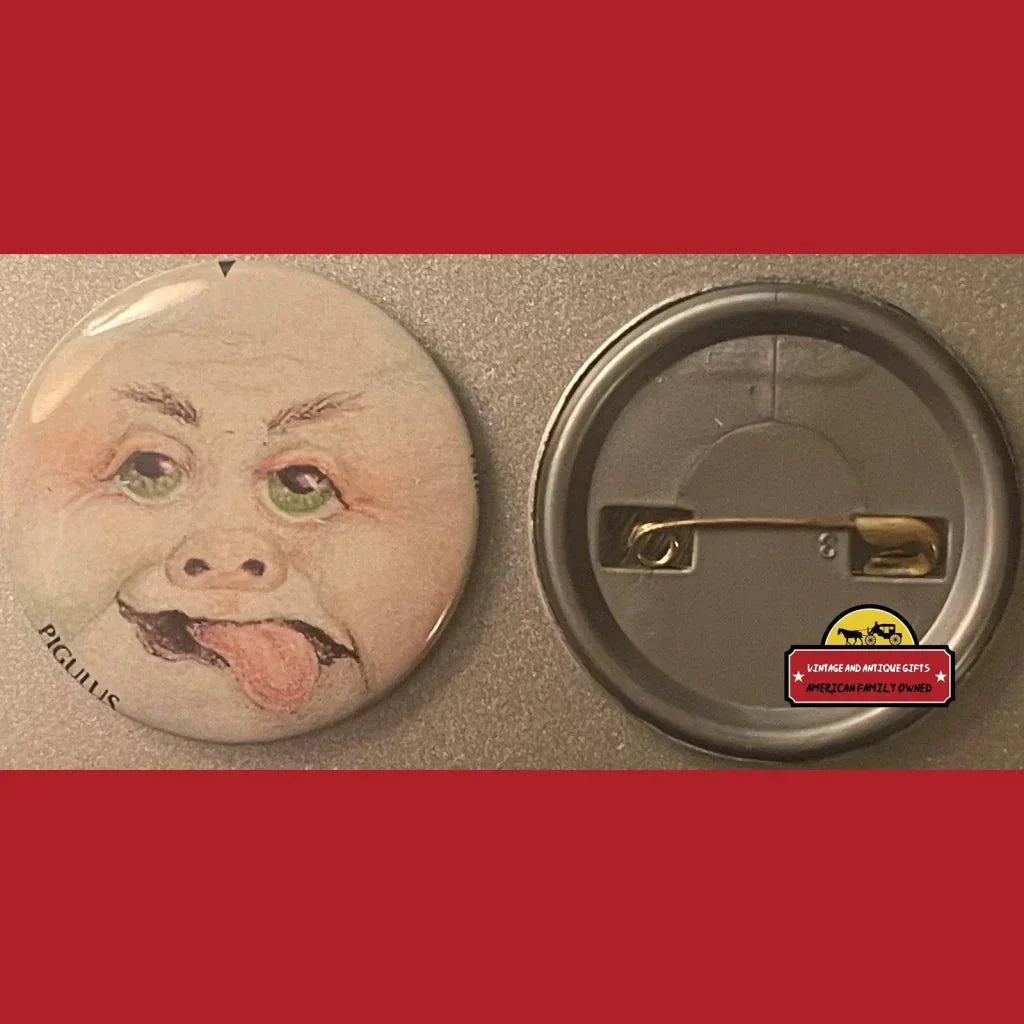 Gnarly 80s Vintage Pigulus Pin Channels Garbage Pail Kids Vibes