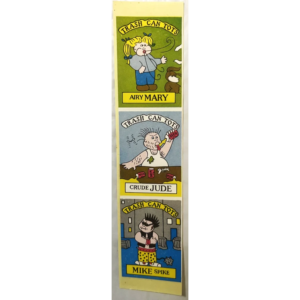 Relive the 80s with Outrageous Garbage Pail Kids Tots Stickers