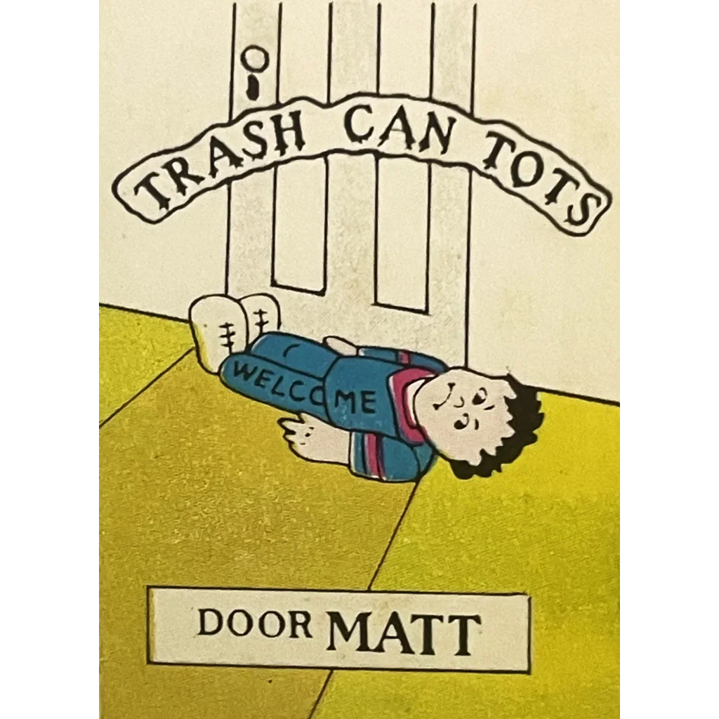 Relive the 80s with Vintage Garbage Pail Kids Tots Stickers