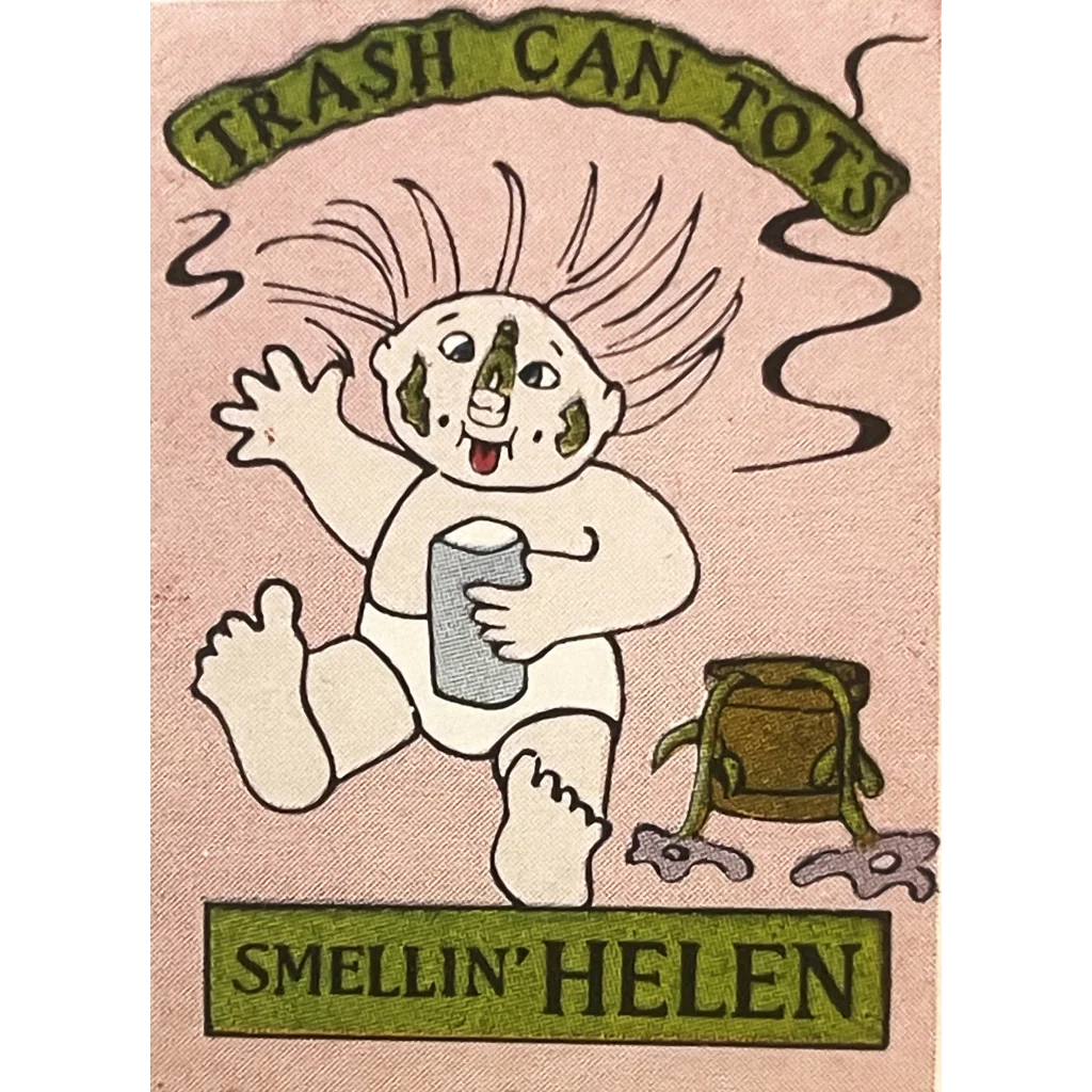 Radical Vintage 1980s Trash Can Tots Stickers Blast from the Past