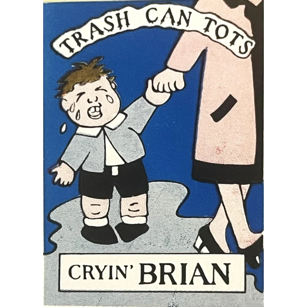 Radical Vintage 1980s Trash Can Tots Stickers Blast from the Past