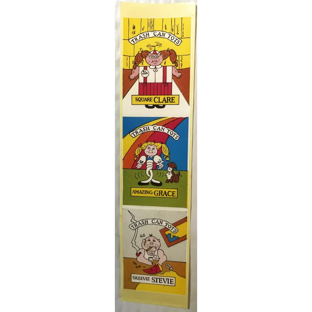 Radical Vintage 1980s Tots Stickers Blast from the Past