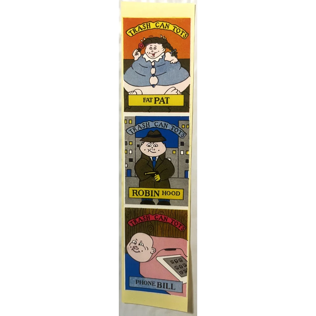 Radical Vintage 1980s Tots Stickers Unleash Nostalgic Fun