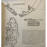 Vintage Walt Disney Dumbo Press Book Antique Gift from 1987