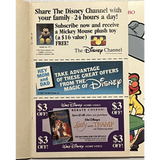 Vintage Walt Disney Dumbo Press Book Antique Gift from 1987