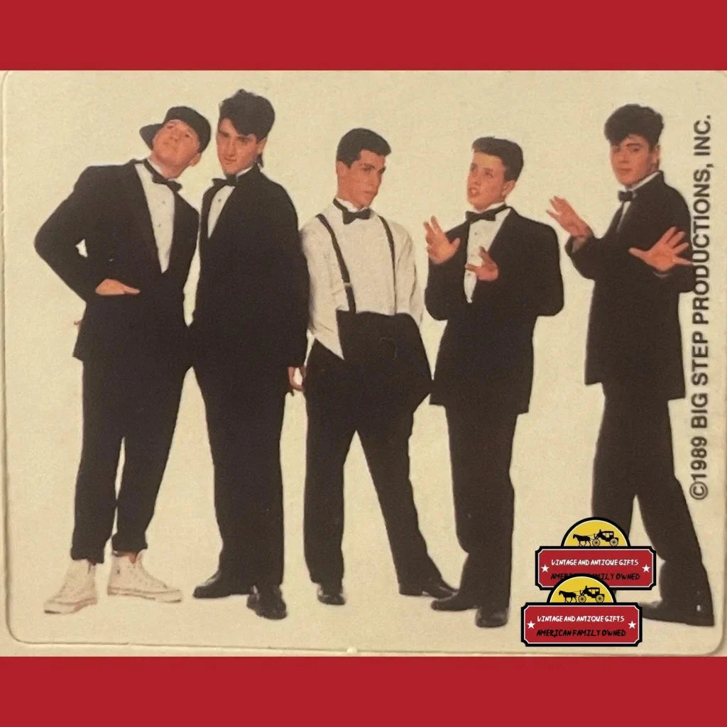 Highly Collectible Vintage NKOTB Stickers From 1989