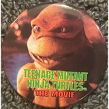 Rare 1990 Teenage Mutant Ninja Turtles Michelangelo Movie Pin