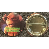Rare 1990 Teenage Mutant Ninja Turtles Michelangelo Movie Pin
