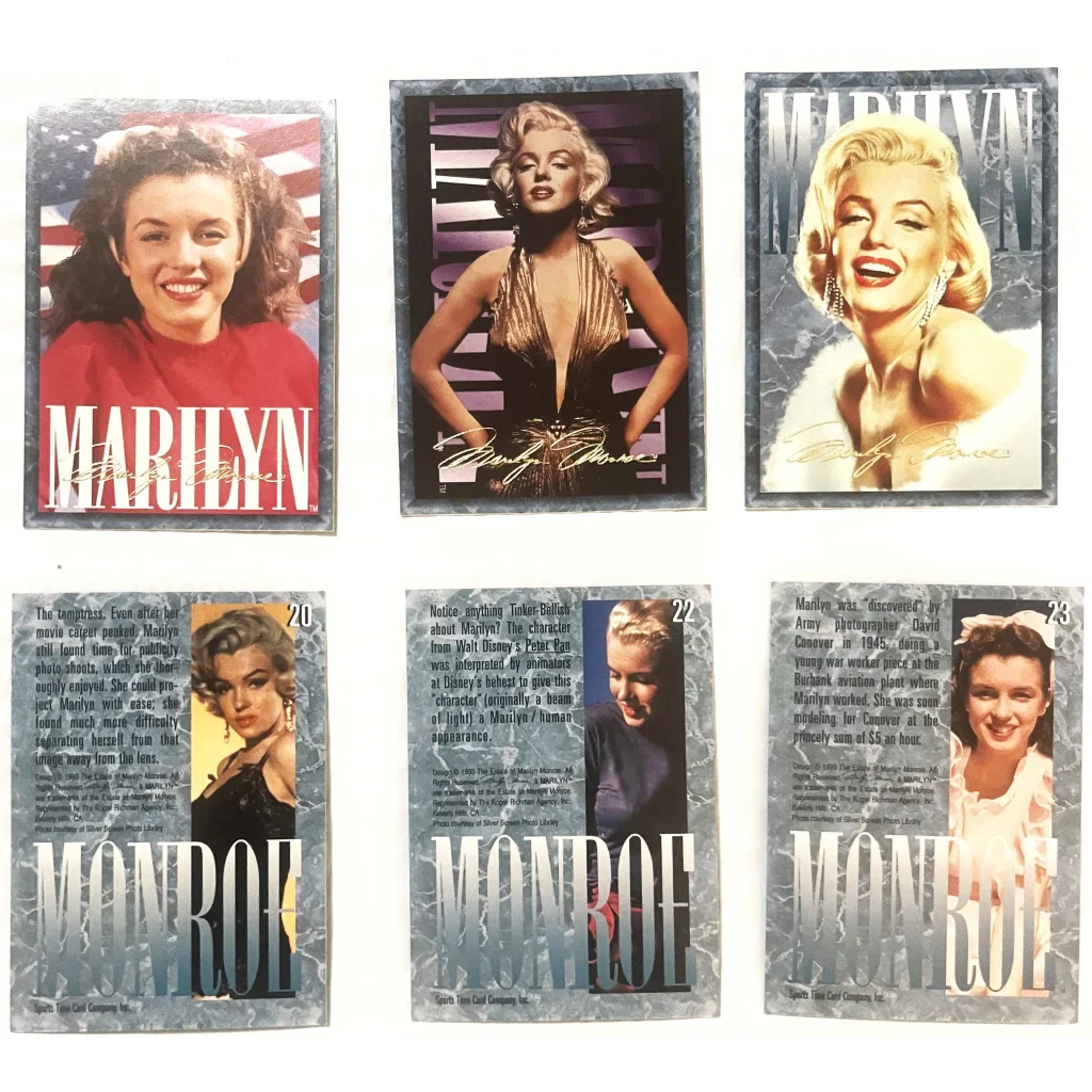 Rare Marilyn Monroe Collectible Cards Unleash 90s Nostalgia