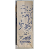 Rare 1991 McDonald's Happy Meal Bag with Classic Characters
