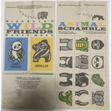 Rare Vintage 1990s McDonald's Happy Meal Bag with Wild Animals