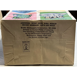 Rare Vintage 1990s McDonald's Happy Meal Bag with Wild Animals