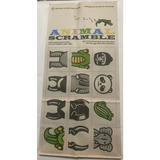 Rare Vintage 1990s McDonald's Happy Meal Bag with Wild Animals