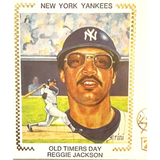 Rare 1991 Reggie Jackson Gold Embossed Yankees Collectible Envelope