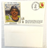 Rare 1991 Reggie Jackson Gold Embossed Yankees Collectible Envelope