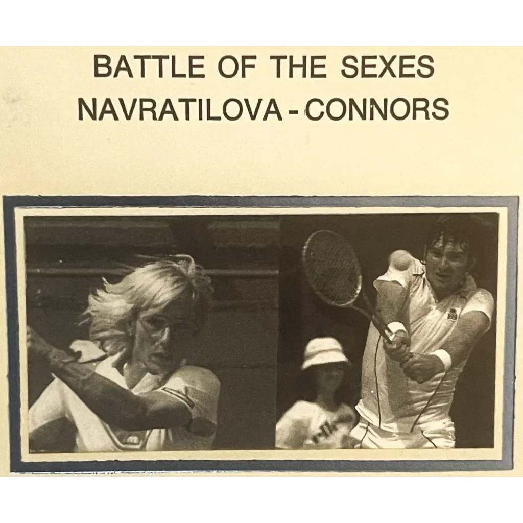Rare 1992 Battle of Sexes Embossed Stamped Envelope Tennis Treasure