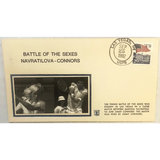 Rare 1992 Battle of Sexes Embossed Stamped Envelope Tennis Treasure