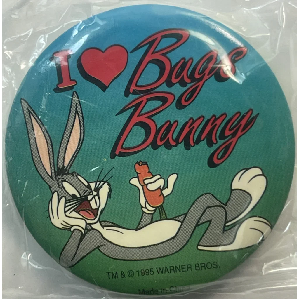 Rare 1995 Bugs Bunny Looney Tunes Pin Brings Nostalgia
