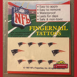 Show Your Patriots Pride with 1997 NFL Fingernail Tattoos