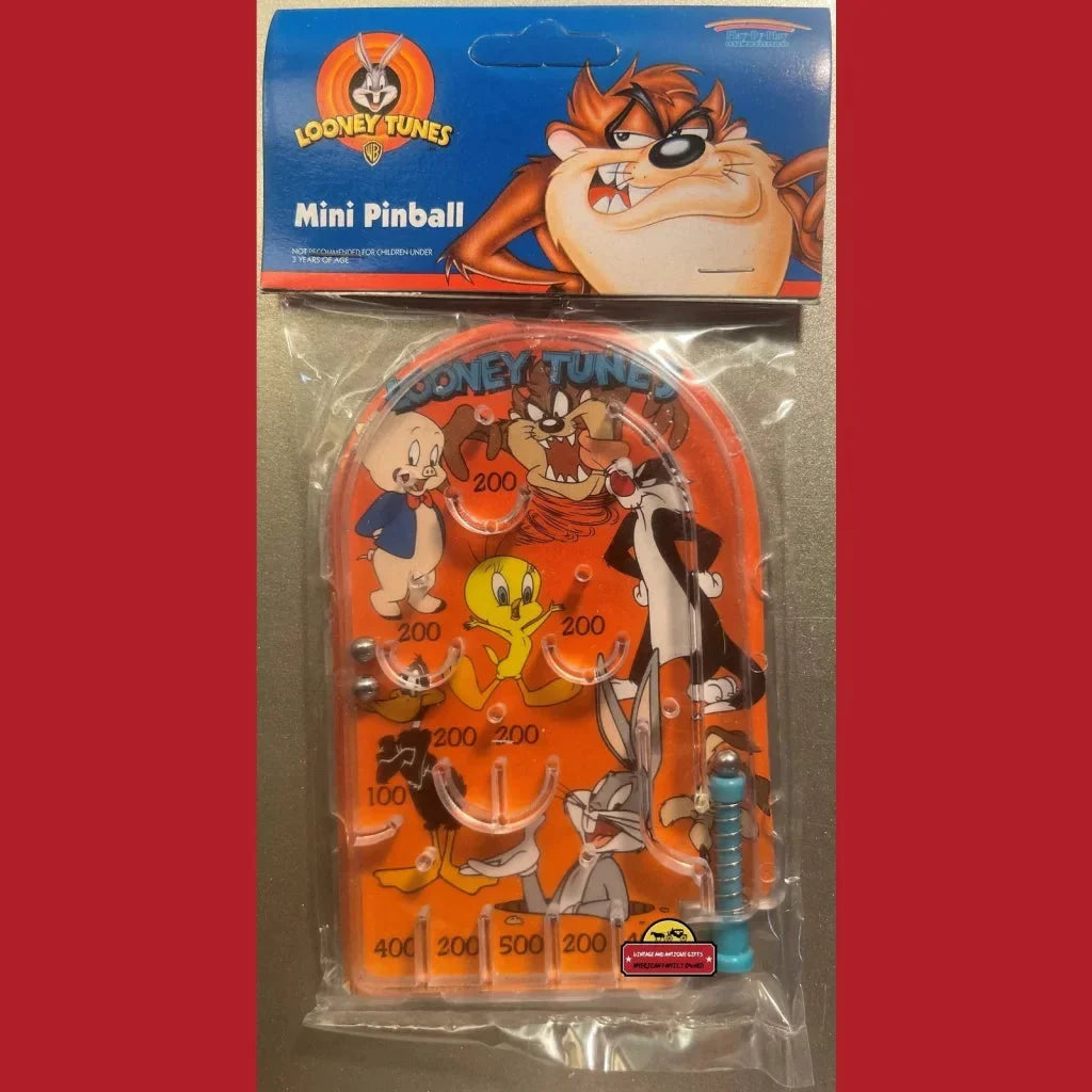 Unopened 1997 Looney Tunes Mini Pinball Game Collectible