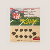 Vintage 1997 NFL Fingernail Tattoos Showcase Jacksonville Jaguars Pride