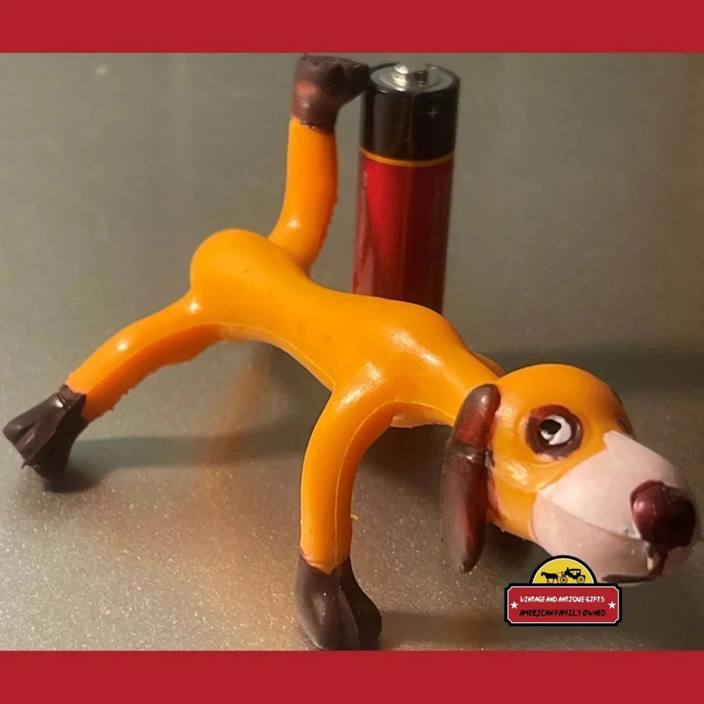 Rare 1978 Vintage Bendable Poseable Dog by Nippon Animation