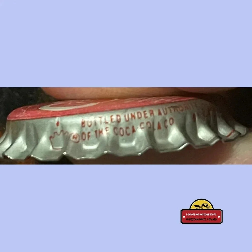 Rare 90s Cherry Coke Bottle Cap Chesterman Company Collectible