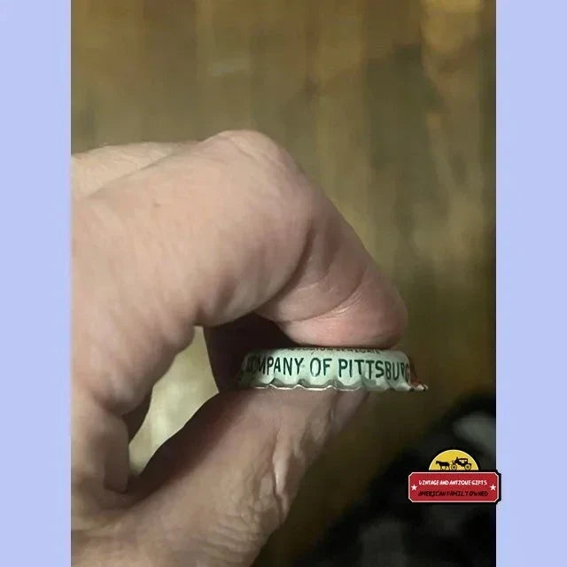 Rare 1950s Vintage Cherry Crush Bottle Cap from Pittsburgh