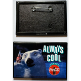 Vintage Coca-Cola Cool Polar Bear Pin Brings 1993 Superbowl Magic