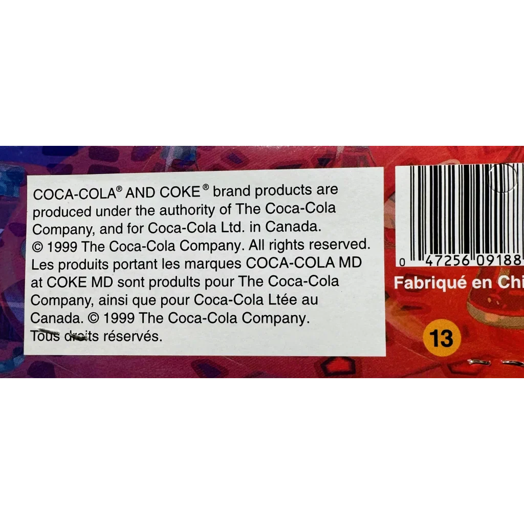 Vintage Coca-Cola Flexible Cloth Frisbee 1999 NOS Soda Collectible