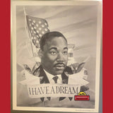Rare Martin Luther King Tribute Print Antique Gift