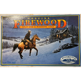 Vintage Cowboy Firewood Label Brings Winter Nostalgia to Life