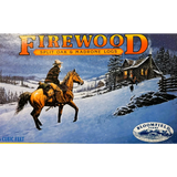 Vintage Cowboy Firewood Label Brings Winter Nostalgia to Life