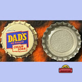 Rare 1980s Dads Cream Soda Bottle Cap from Chicago and Jasper