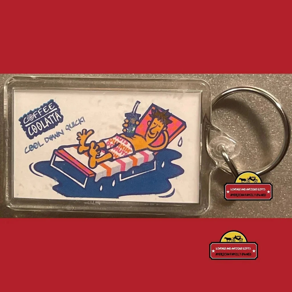 Vintage Dunkin' Coffee Coolatta Keychain Brings 90s Nostalgia