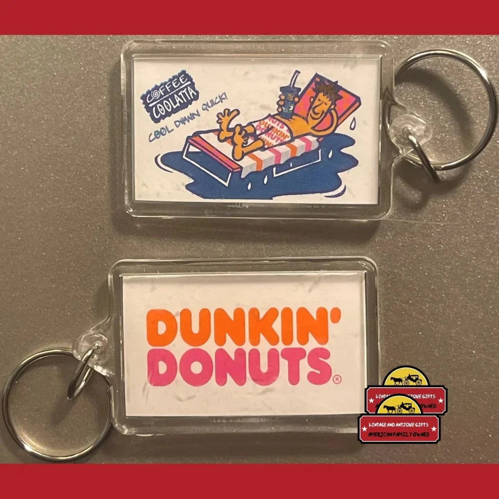 Vintage Dunkin' Coffee Coolatta Keychain Brings 90s Nostalgia