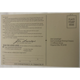 Rare Vintage Leinenkugel's Beer Postcard from Chippewa Falls