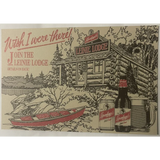 Rare Vintage Leinenkugel's Beer Postcard from Chippewa Falls