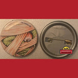 Nostalgic Vintage Mummeye Pins Inspired by Garbage Pail Kids