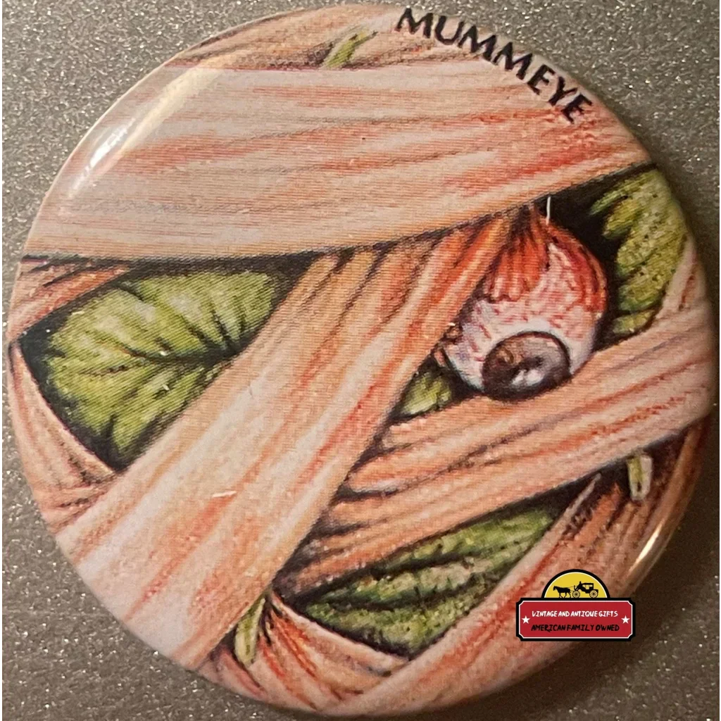 Nostalgic Vintage Mummeye Pins Inspired by Garbage Pail Kids