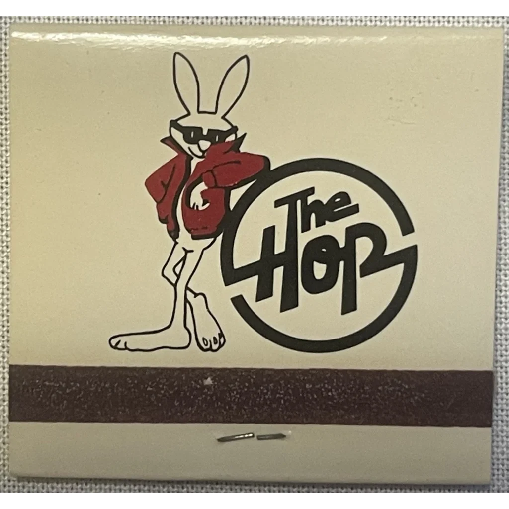 Rare Hop Night Club Matchbook Ignites Vintage Nostalgia
