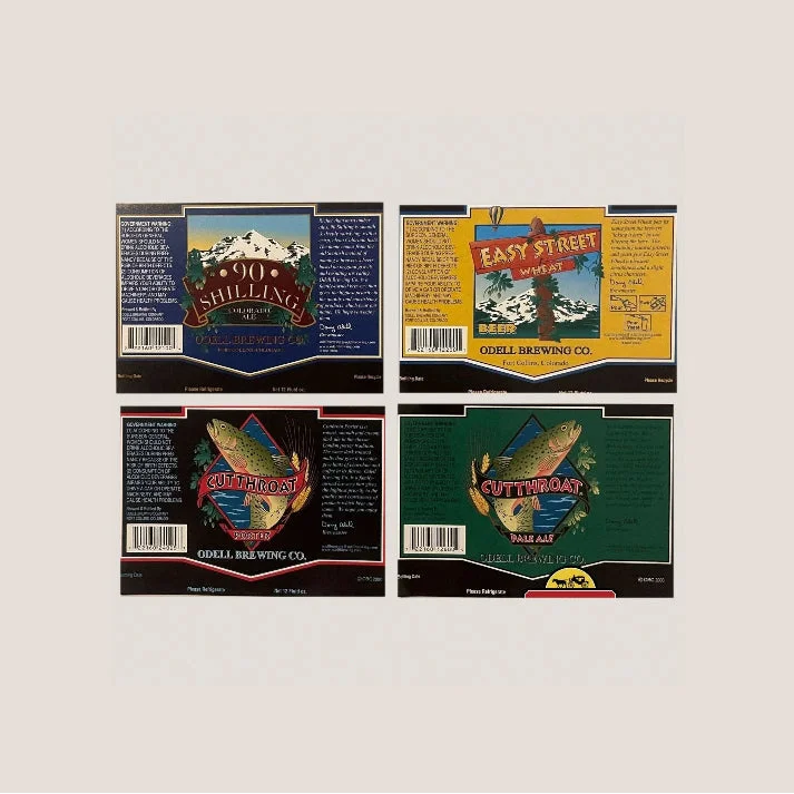 Vintage Odell Brewing Co Label Bundle Brings Retro Charm Home