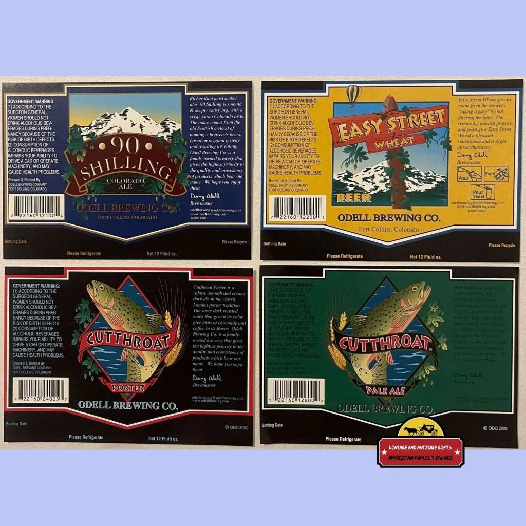 Vintage Odell Brewing Co Label Bundle Brings Retro Charm Home