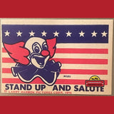 Rare Vintage Patriotic Bicentennial Bozo Stickers from 1975